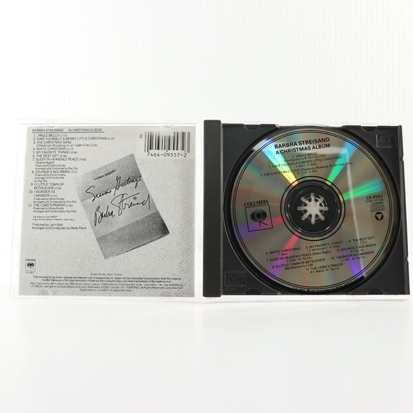 A Christmas Album by Barbra Streisand (CD, Columbia) CK 9557 - Picture 3 of 6